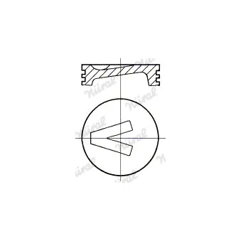 Piston NÜRAL OEM 520240