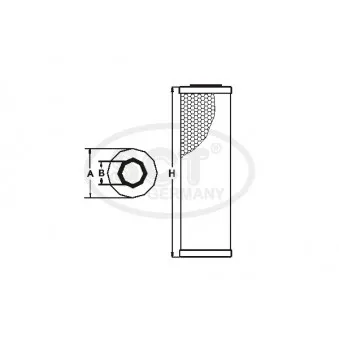 SCT GERMANY SW 3840 - Filtre à air secondaire