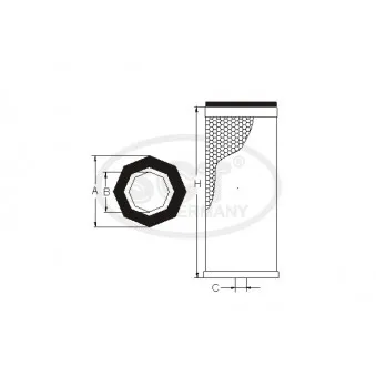 Filtre à air secondaire SCT GERMANY OEM 279612
