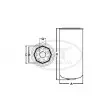 SCT GERMANY SY 8015 - Filtre, système hydraulique de travail