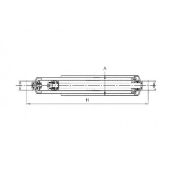 Jeu de 2 amortisseurs arrière SCT GERMANY OEM 33022905006