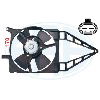 ERA 352080 - Ventilateur, refroidissement du moteur