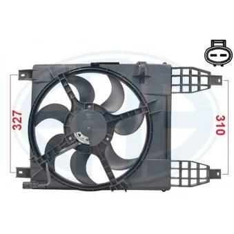 ERA 352088 - Ventilateur, refroidissement du moteur