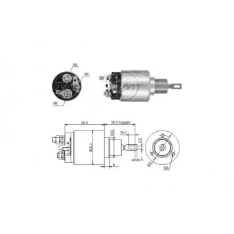 ERA ZM4973 - Contacteur, démarreur