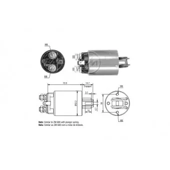 ERA ZM581 - Contacteur, démarreur