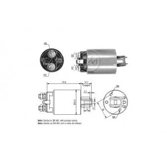 ERA ZM582 - Contacteur, démarreur