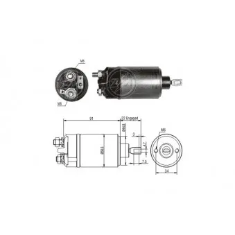 ERA ZM621 - Contacteur, démarreur