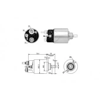 ERA ZM6271 - Contacteur, démarreur