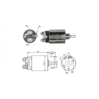 ERA ZM685 - Contacteur, démarreur