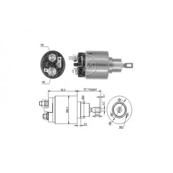 ERA ZM873 - Contacteur, démarreur