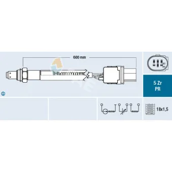 Sonde lambda FAE OEM 11787836394
