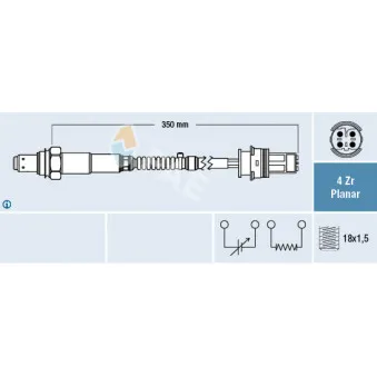 Sonde lambda FAE OEM 11787570480