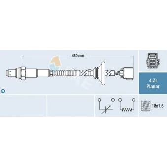 Sonde lambda FAE OEM 1588A195