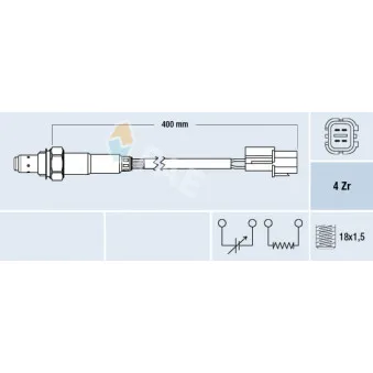 Sonde lambda FAE OEM 3921037510