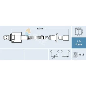 Sonde lambda FAE OEM 8946530740