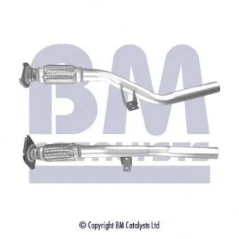 Tuyau d'échappement BM CATALYSTS BM50606 pour RENAULT CLIO 1.5 dCi 90 - 90cv