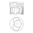 KOLBENSCHMIDT 41158610 - Piston