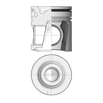Piston KOLBENSCHMIDT 41218600