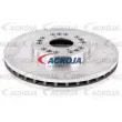 ACKOJA A70-80008 - Jeu de 2 disques de frein avant