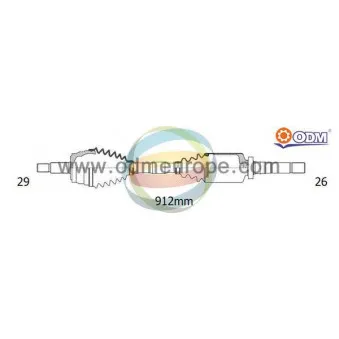 ODM-MULTIPARTS 18-062870 - Arbre de transmission