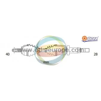 ODM-MULTIPARTS 18-152570 - Arbre de transmission