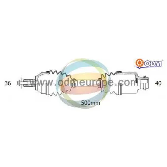ODM-MULTIPARTS 18-215110 - Arbre de transmission