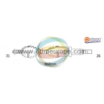ODM-MULTIPARTS 18-342310 - Arbre de transmission