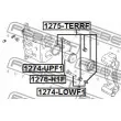 FEBEST 1275-TERRF - Kit de réparation, étrier de frein