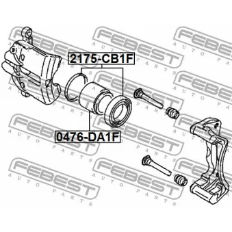 FEBEST 2175-CB1F - Kit de réparation, étrier de frein