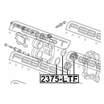 FEBEST 2375-LTF - Kit de réparation, étrier de frein