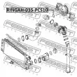 FEBEST RINGAH-035-PCS10 - Bague d'étanchéité, gaine de suralimentation