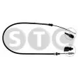 Tirette à câble, commande d'embrayage STC [T480338]