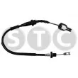 Tirette à câble, commande d'embrayage STC [T482284]
