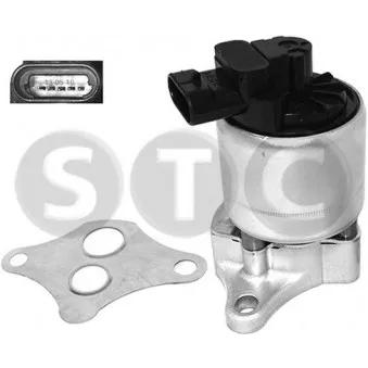 Soupape, réaspiration/controle des gaz d'échappement STC [T493018]