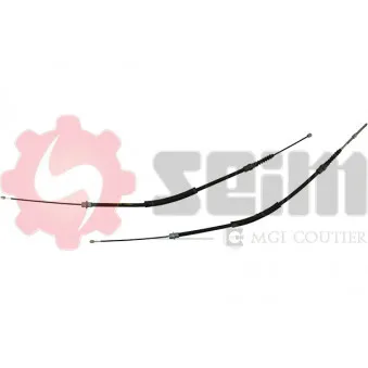 Tirette à câble, frein de stationnement SEIM 804280 pour PEUGEOT 607 2.2 16V - 163cv