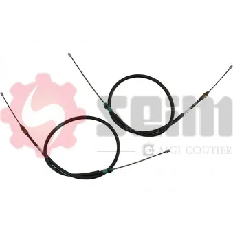 Tirette à câble, frein de stationnement SEIM OEM 7700424924