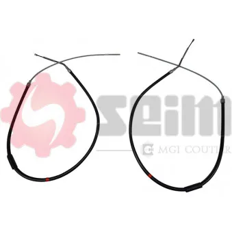 Tirette à câble, frein de stationnement SEIM OEM 34411159048