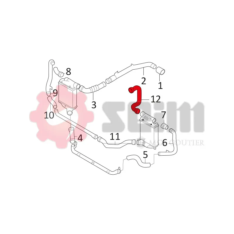 Gaine de suralimentation SEIM 981085 - Visuel 1