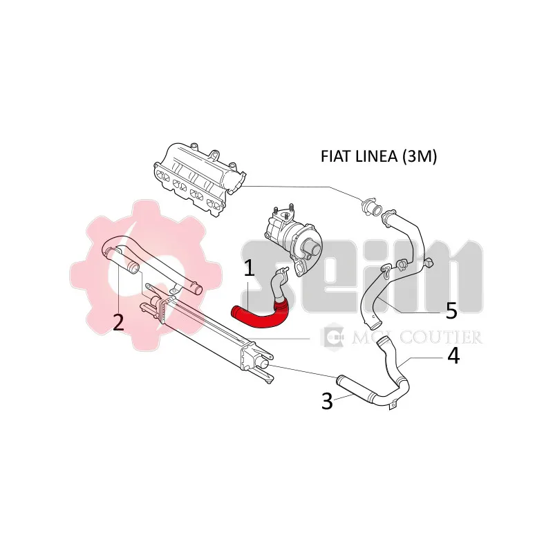 Gaine de suralimentation SEIM 981217 - Visuel 1