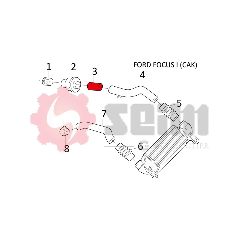 Gaine de suralimentation SEIM 981253 - Visuel 1