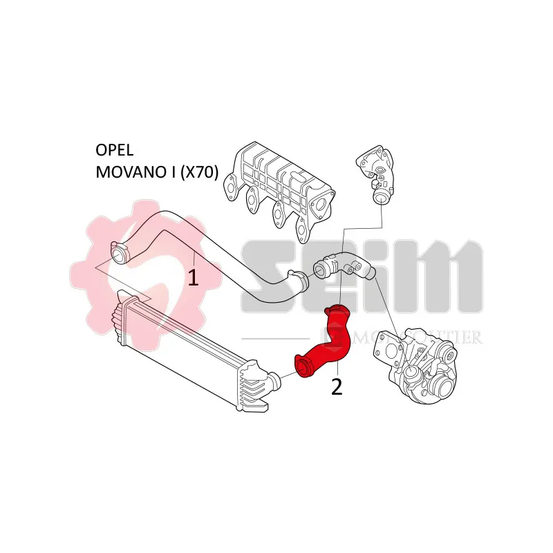 Gaine de suralimentation SEIM 981485 - Visuel 1