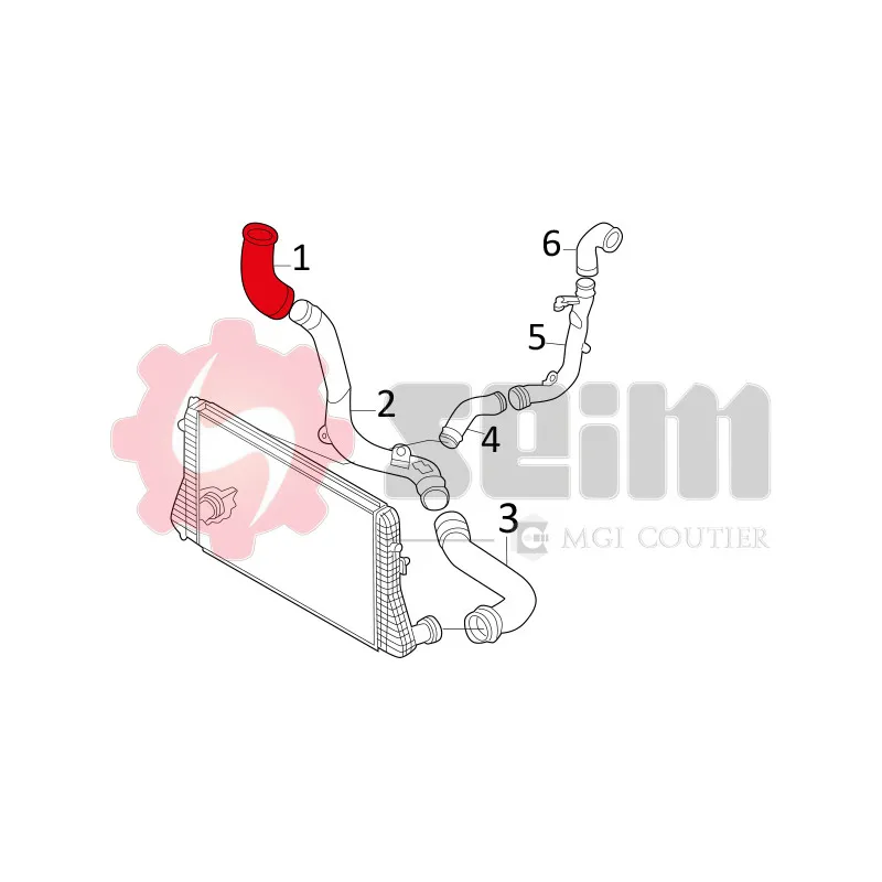 Gaine de suralimentation SEIM 981589 - Visuel 2