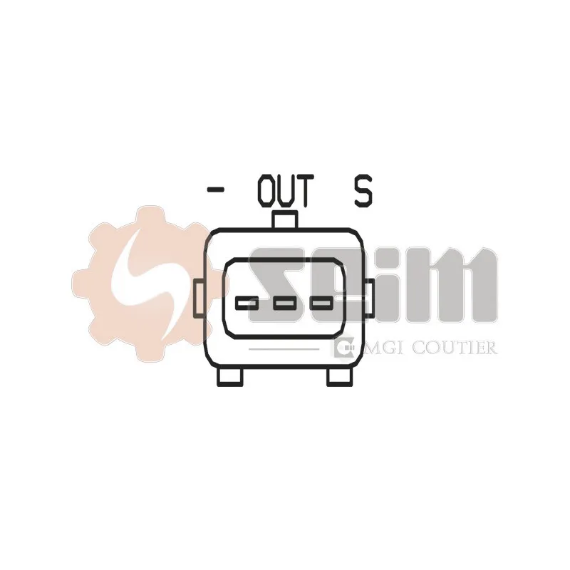 Capteur d'angle, vilebrequin SEIM CP145 - Visuel 1