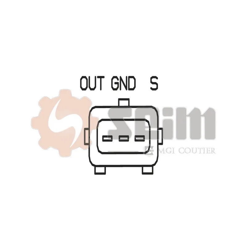 Capteur d'angle, vilebrequin SEIM CP175 - Visuel 1