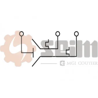 Interrupteur de température, ventilateur de radiateur SEIM OEM 90355936