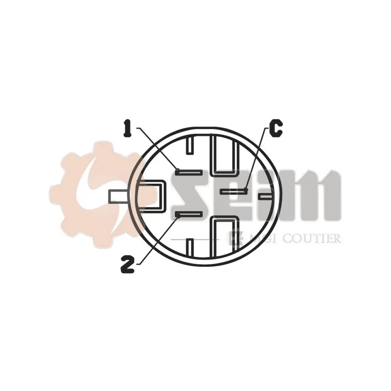 Interrupteur de température, ventilateur de radiateur SEIM TH122 - Visuel 1