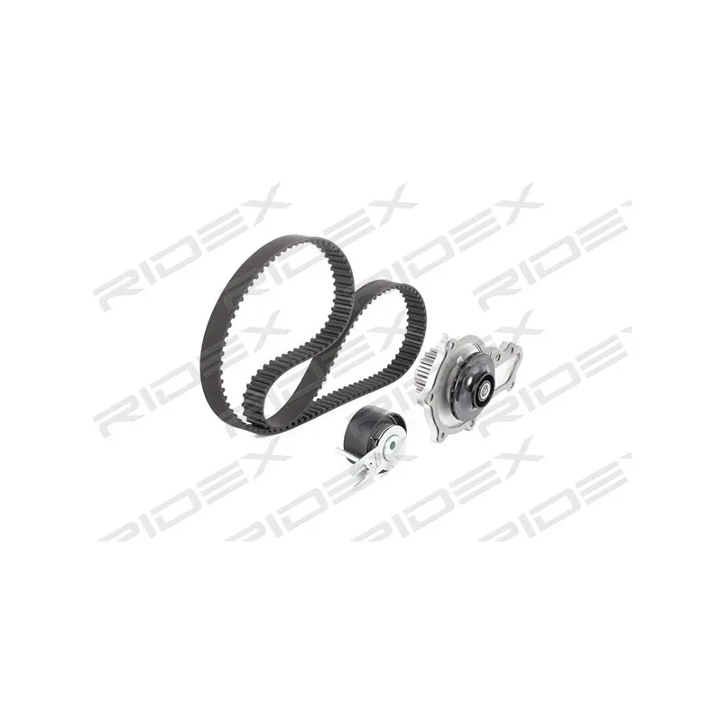 Pompe à eau + kit de courroie de distribution RIDEX 3096W0009 - Visuel 1