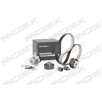 Pompe à eau + kit de courroie de distribution RIDEX 3096W0016 pour AUDI A6 1.9 SDI - 64cv