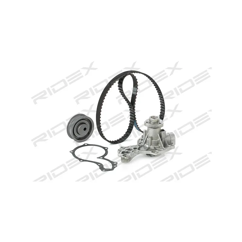 Pompe à eau + kit de courroie de distribution RIDEX 3096W0172 - Visuel 1