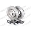 RIDEX 3405B0008 - Kit de disques et plaquettes avant